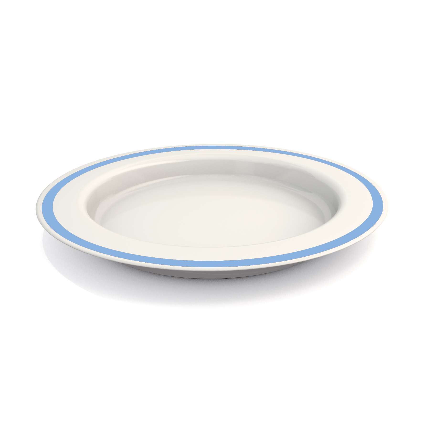 Large plate with sloped base