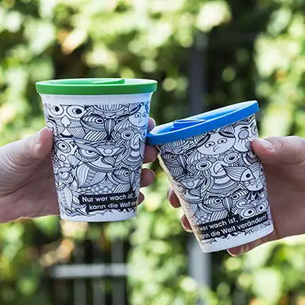 ORNAMIN to go Mehrwegbecher für die Studentenwerke im Saarland