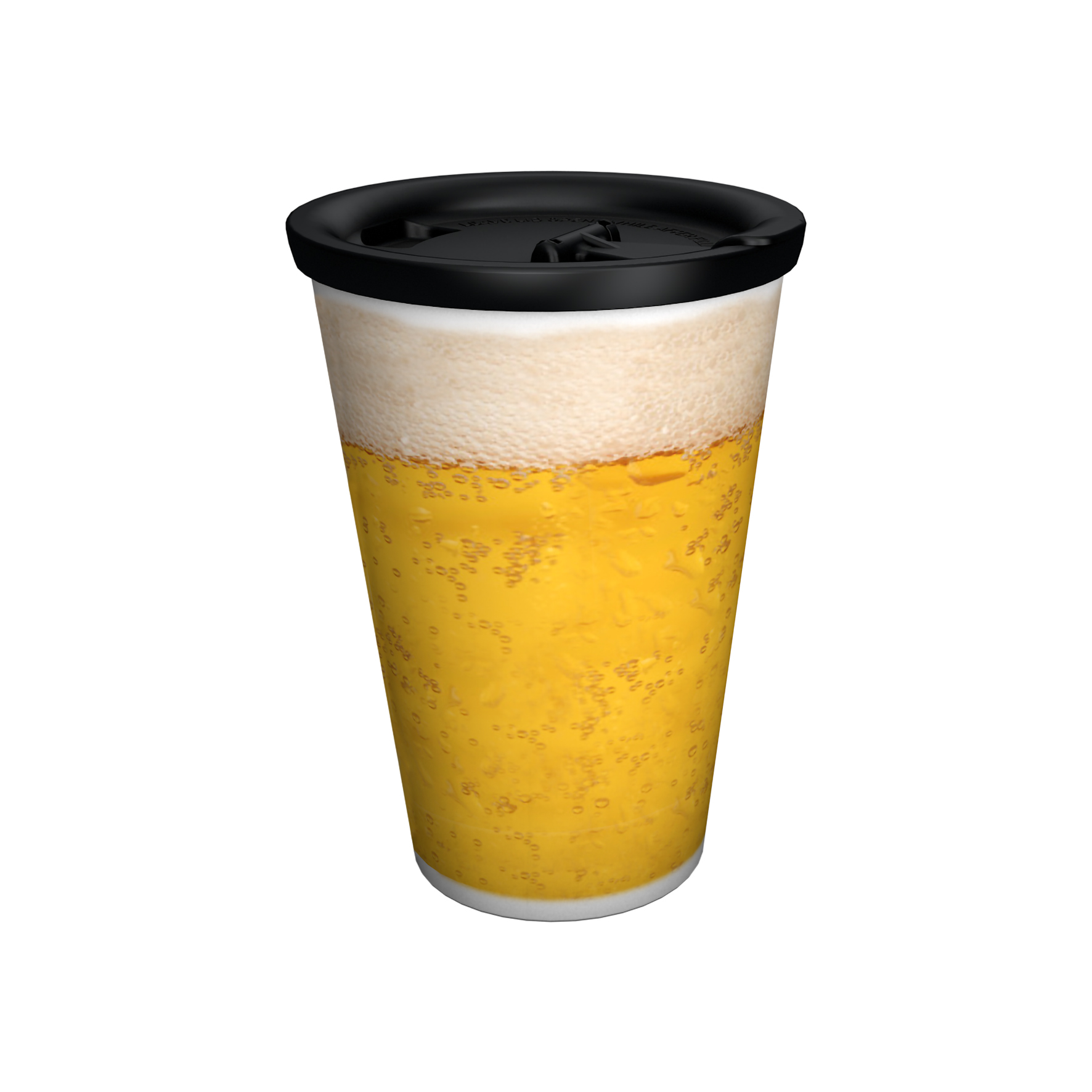 Coffee to go-Mug Beer-Edition with lid