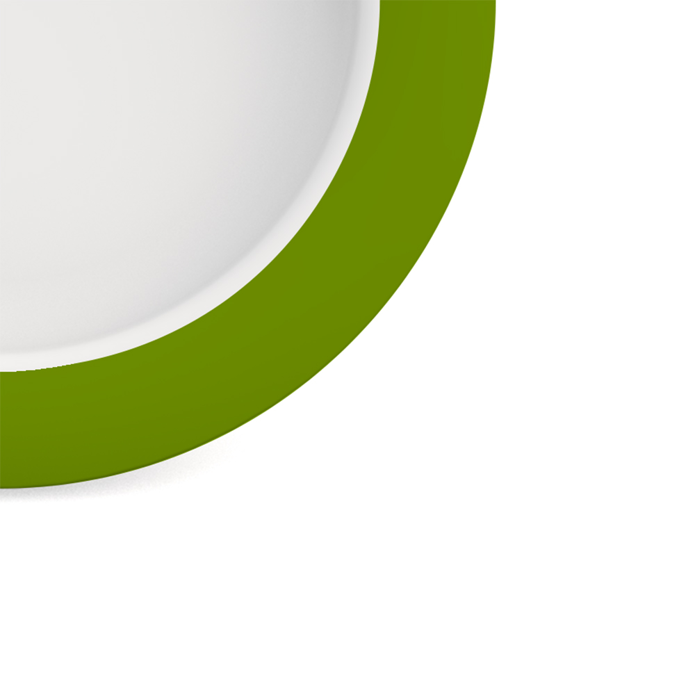 Small plate with sloped base