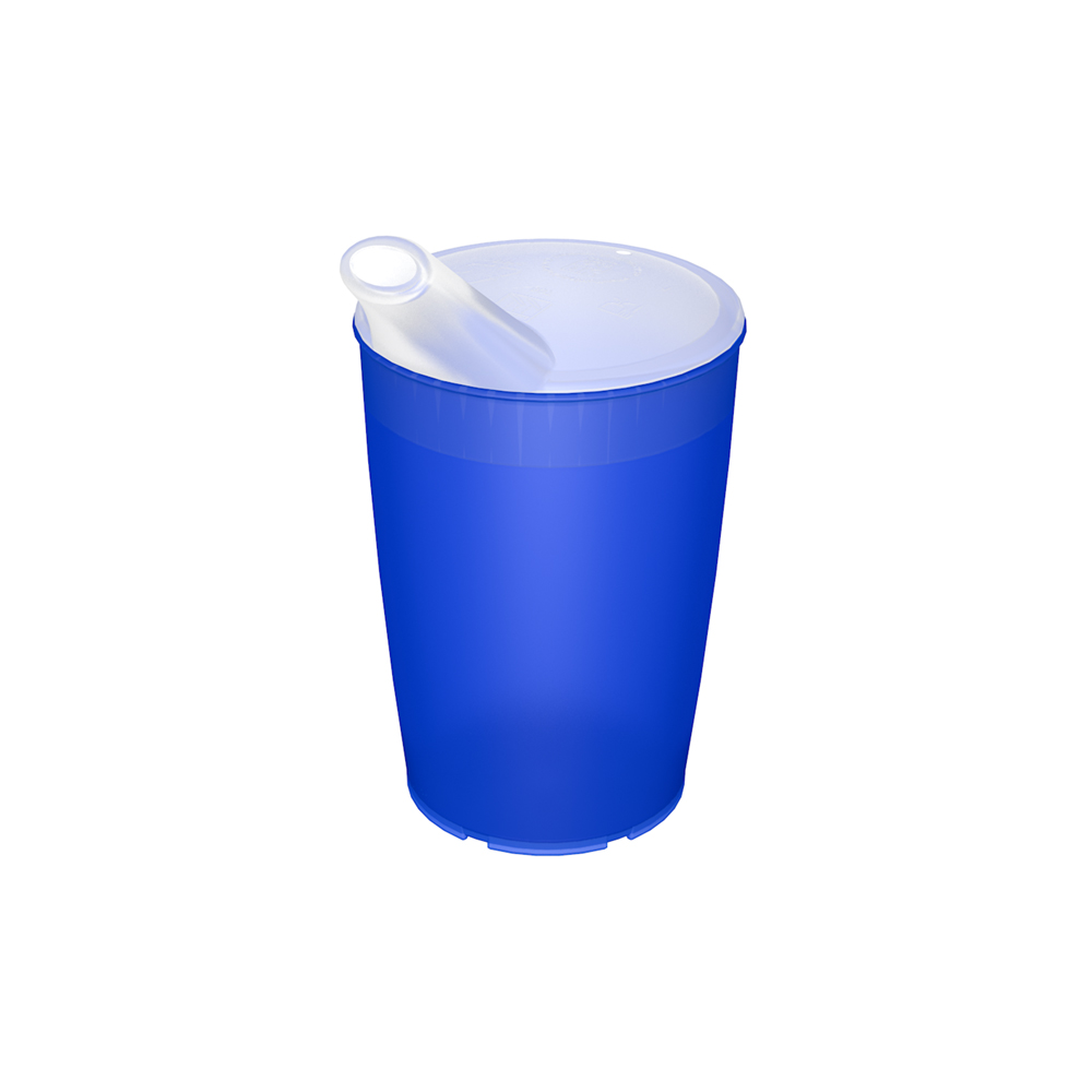 Cup scale with spouted lid, large opening
