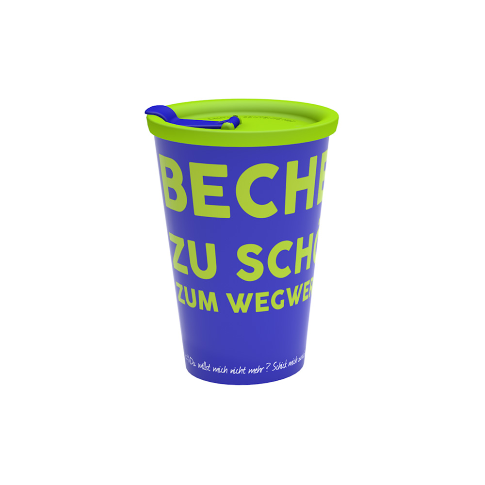 Great Gloria Recycling-Statement with drinking lid