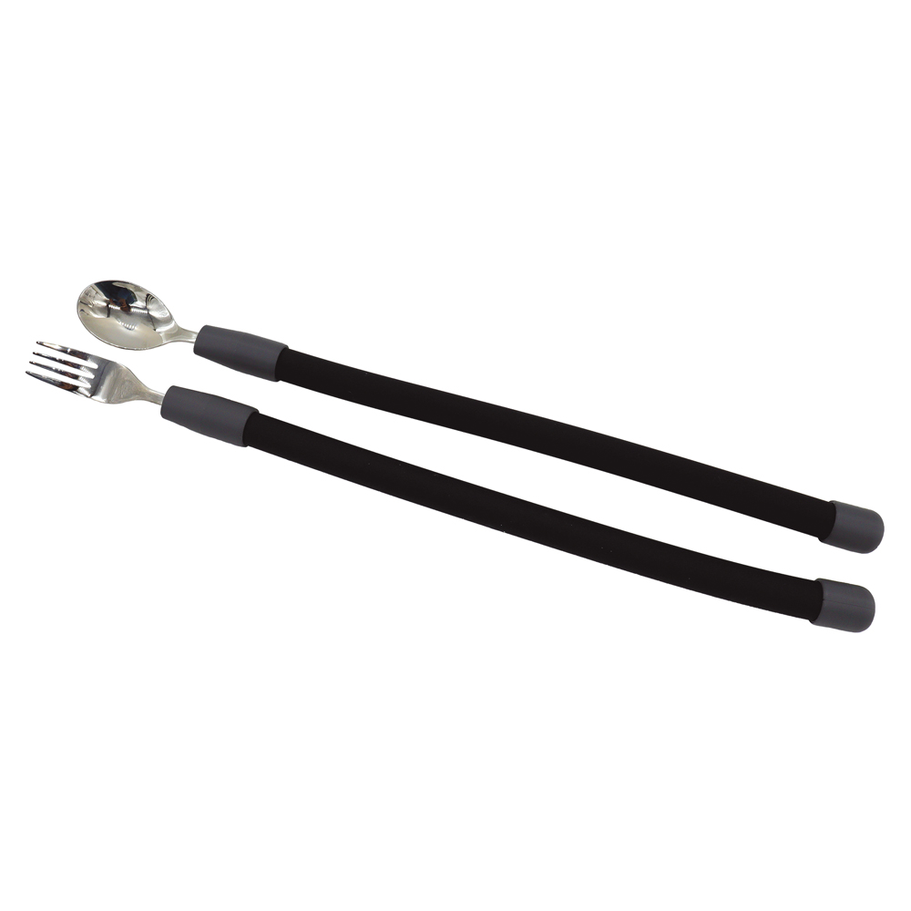 Stainless steel flexible cutlery set for children