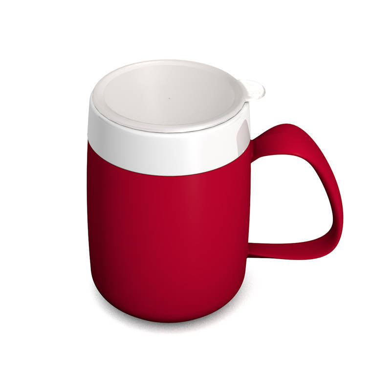 Mug with double wall and lid Mug with double wall and lid