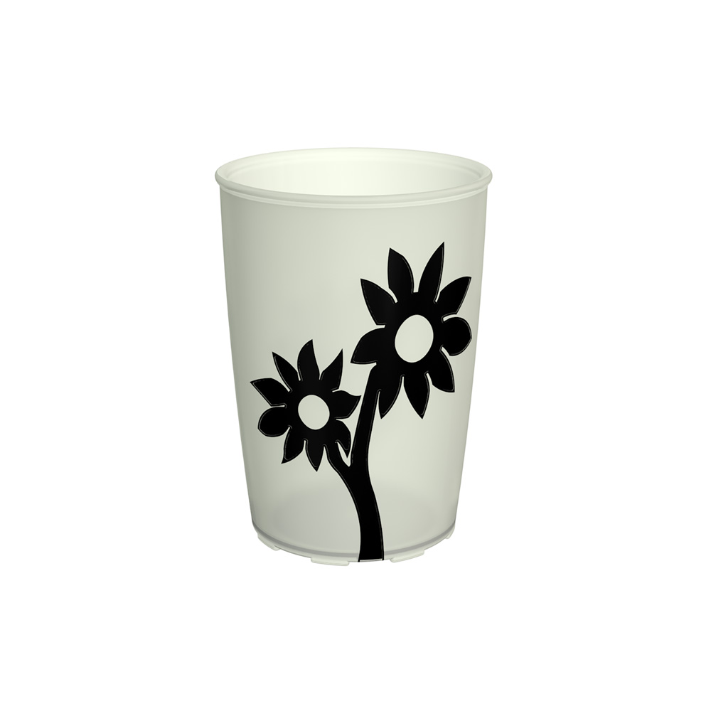 Non-Slip Cup with Flower 