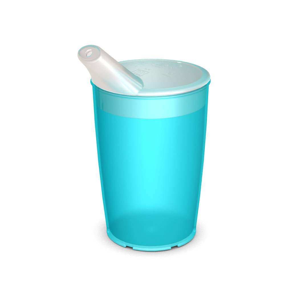 Cup scale with spouted lid, small opening