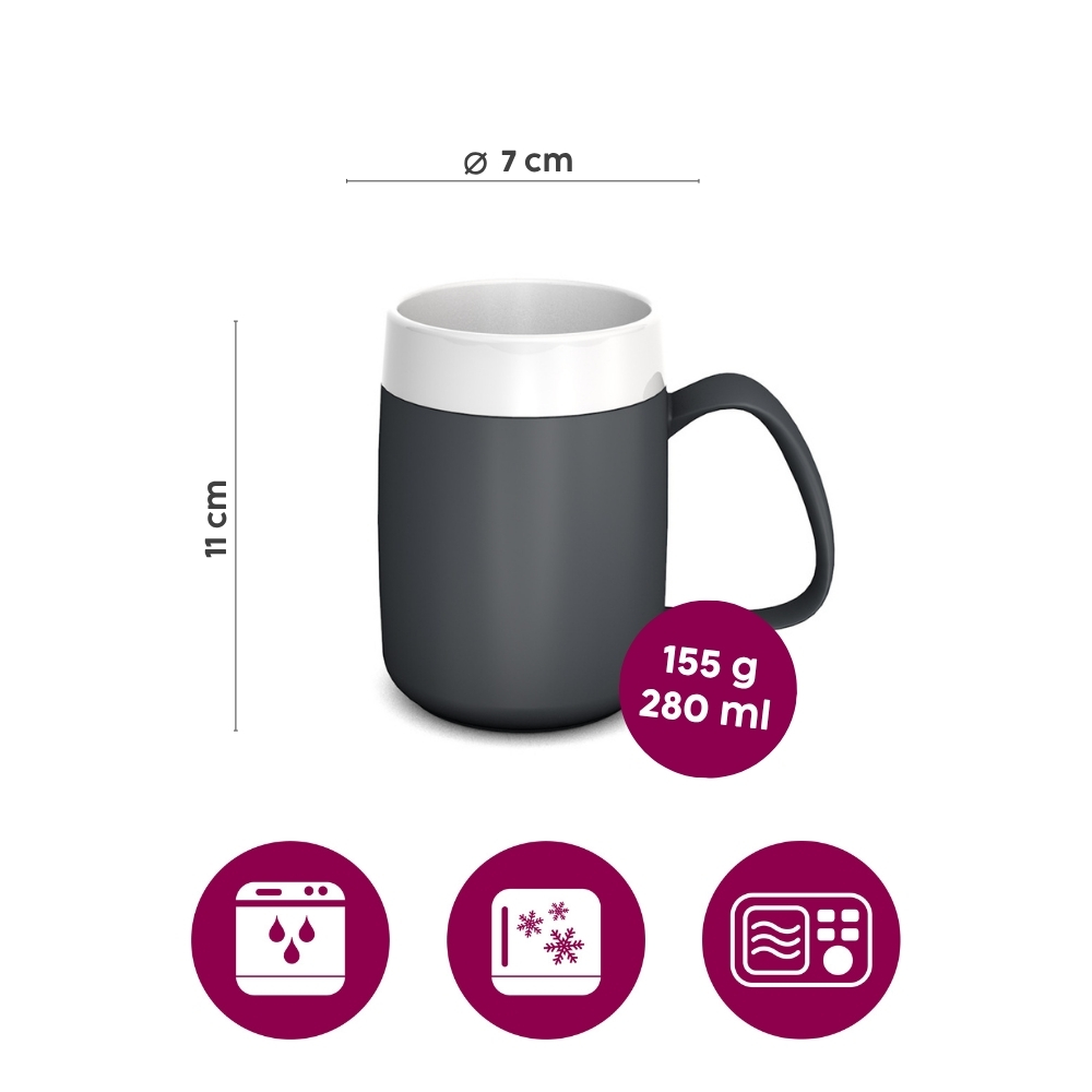 Mug with double wall