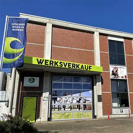ORNAMIN Werksverkauf in Minden Frontansicht