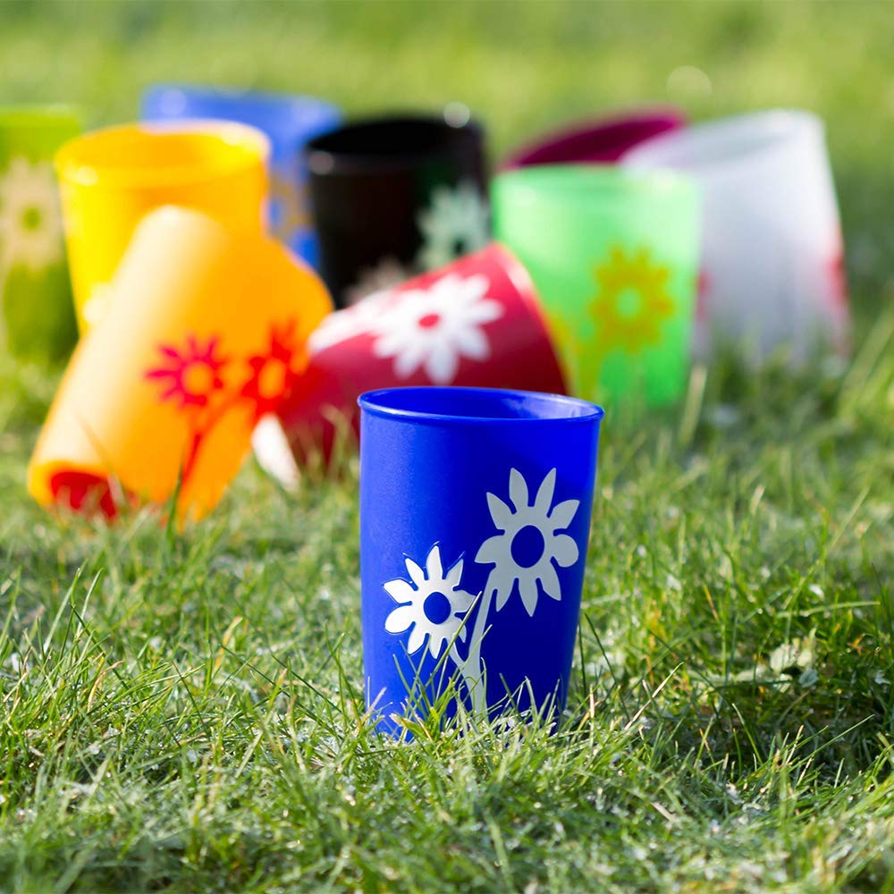 Non-slip cup flower with therapeutic drinking lid