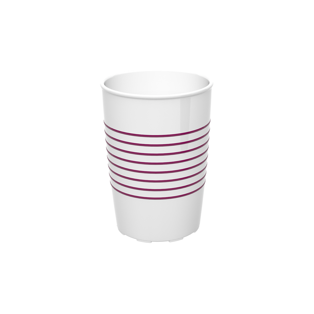 Non-slip cup with rings