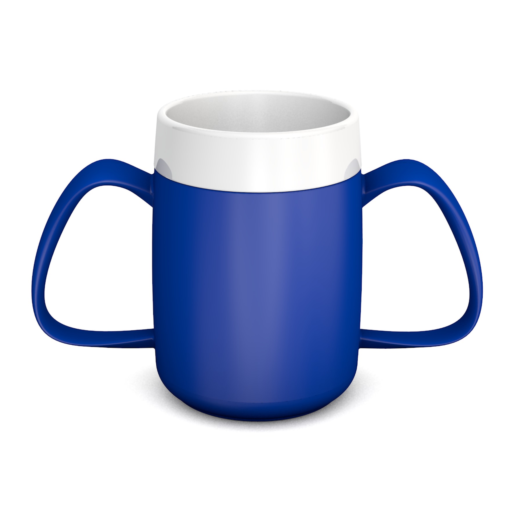 Two handled mug with internal cone