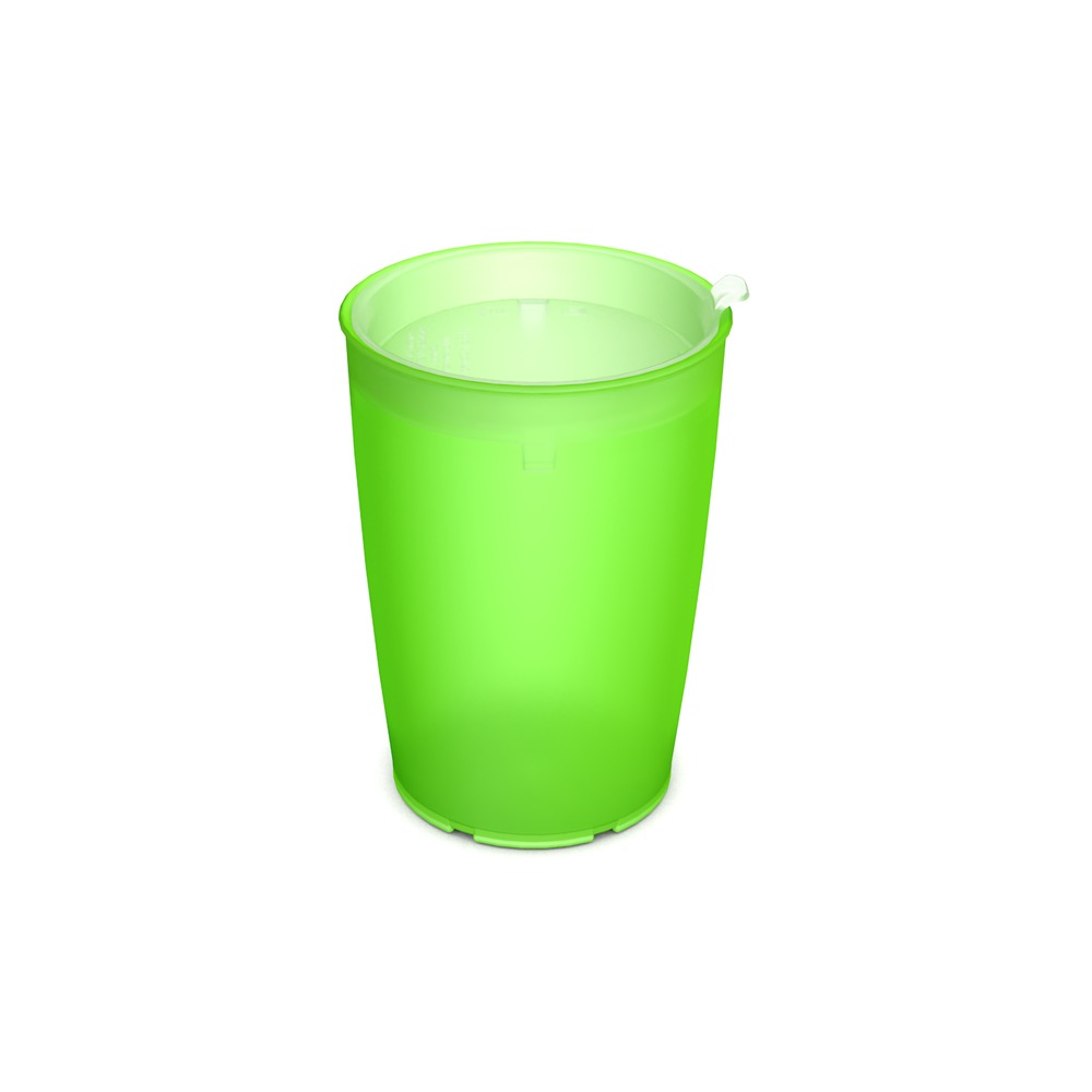 Cup scale with discreet drinking lid