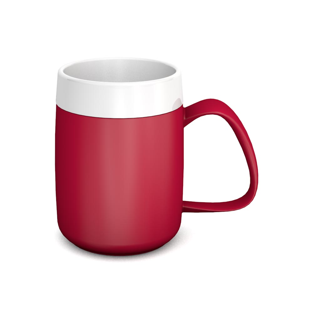 Mug with double wall and lid Mug with double wall and lid