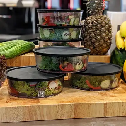 ORNAMIN Food to-go Mehrwegschalen im YoYo Mehrwegsystem