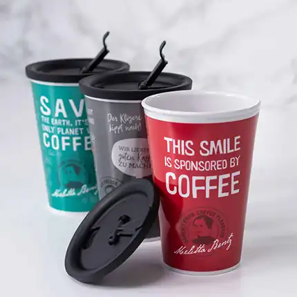 ORNAMIN Coffee to-go Mehrwegbecher im Design von Melitta