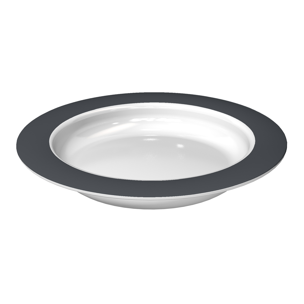 Small plate with sloped base  Small plate with sloped base