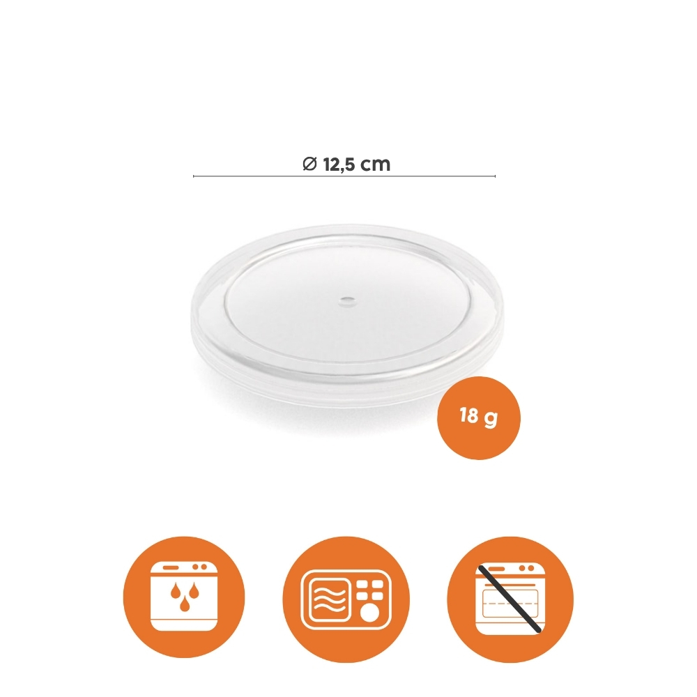 Lid for dessert bowl