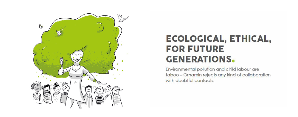 ORNAMIN-poster with ecological, ethical, for future generations