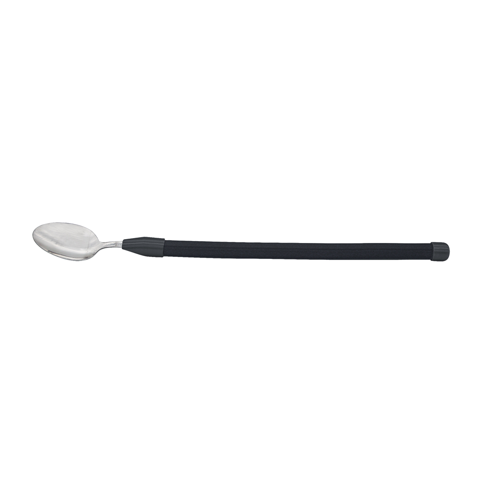 Stainless steel spoon with flexible handle