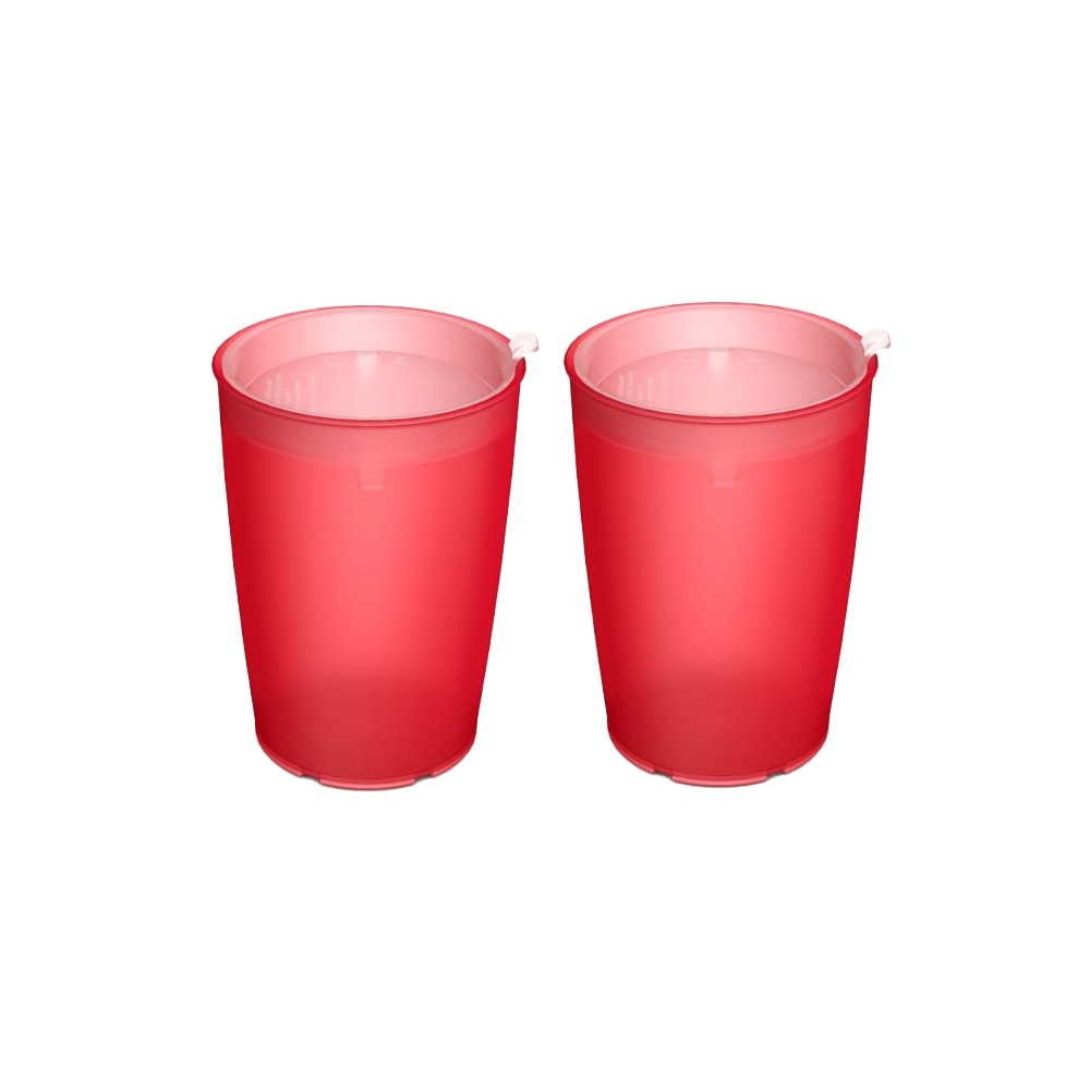 2er set cup scale with discreet drinking lid