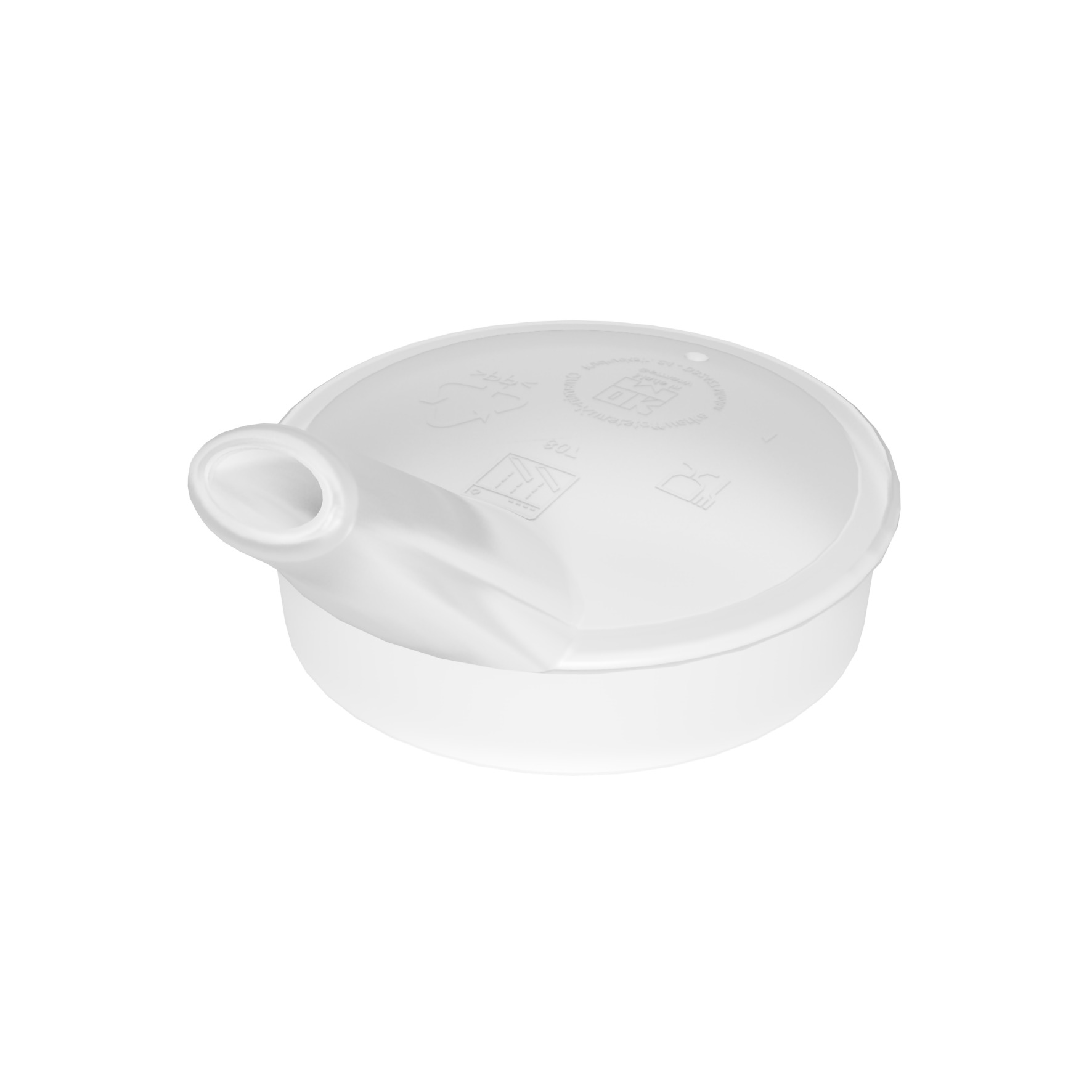 Non-slip cup flower with spouted lid large opening