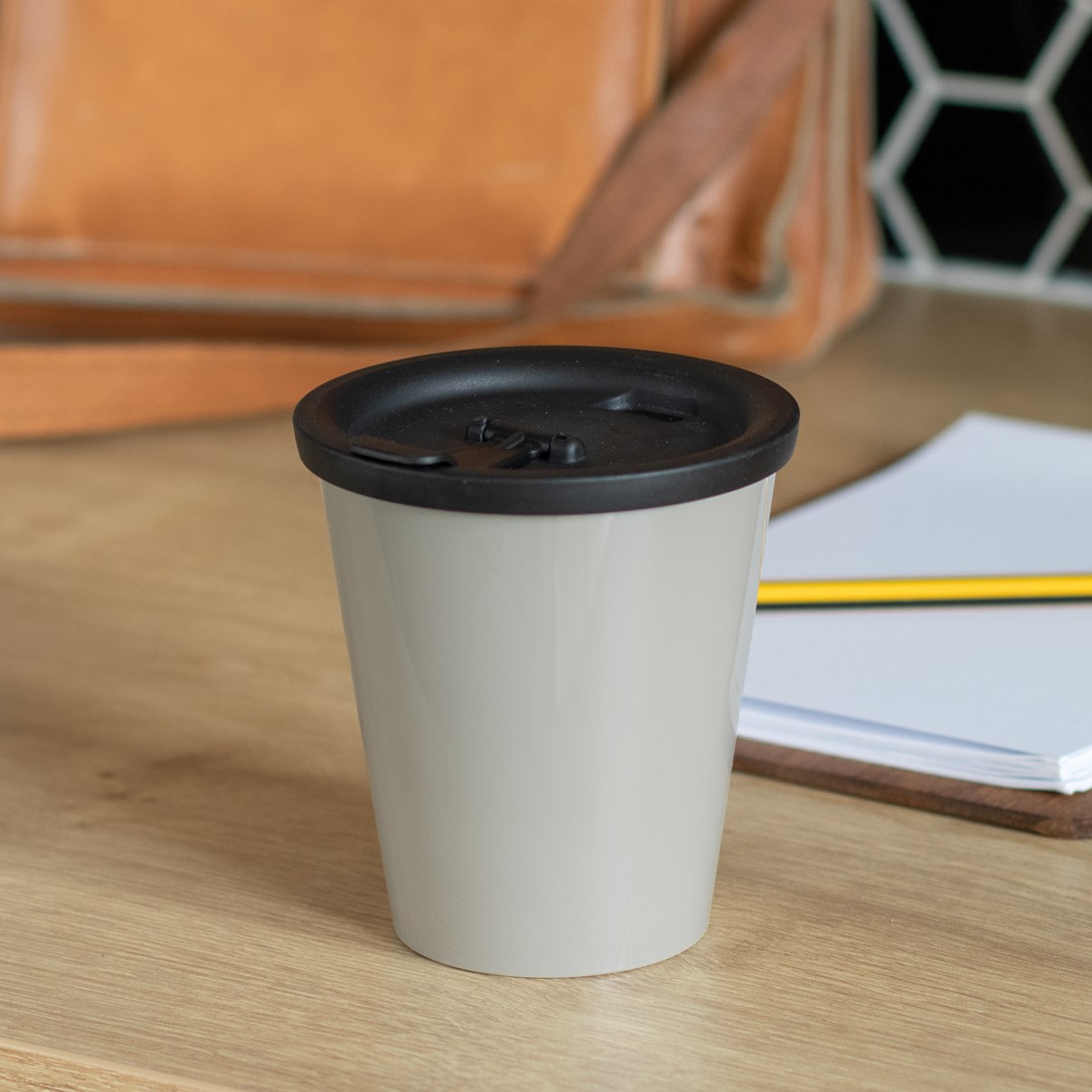 Moving Martha with drinking lid