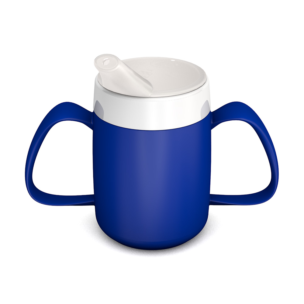 Two handled mug with internal cone