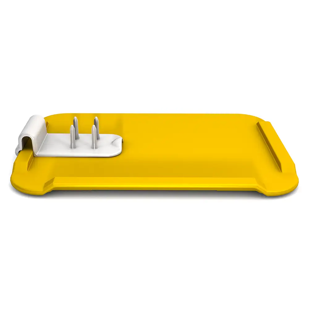 Large non-slip board with preparation aid