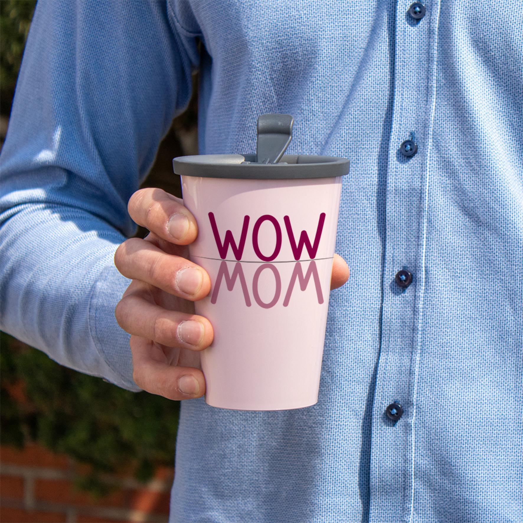 Great Gloria Wow Mom with drinking lid