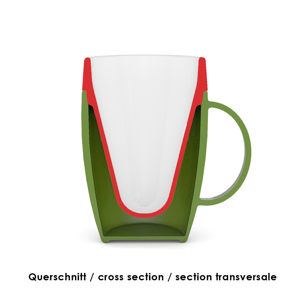 Mug with internal cone with therapeutic drinking lid