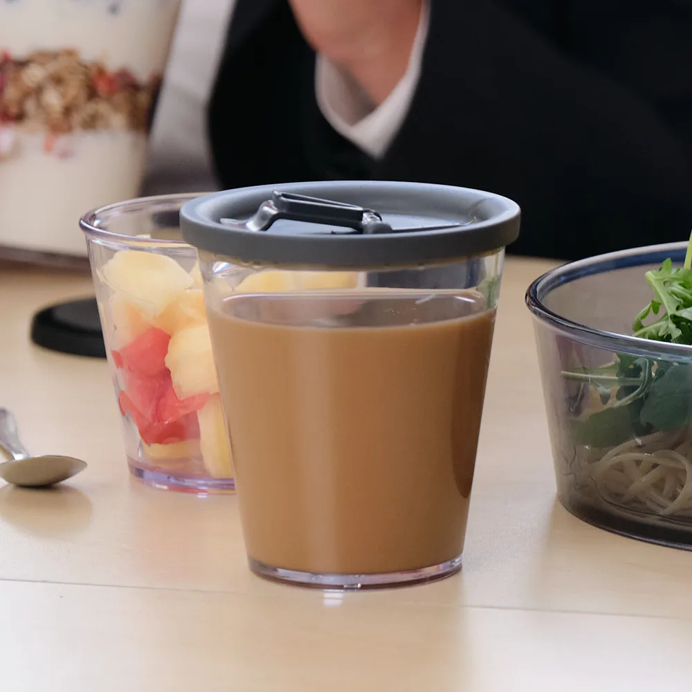 Moving Martha with drinking lid