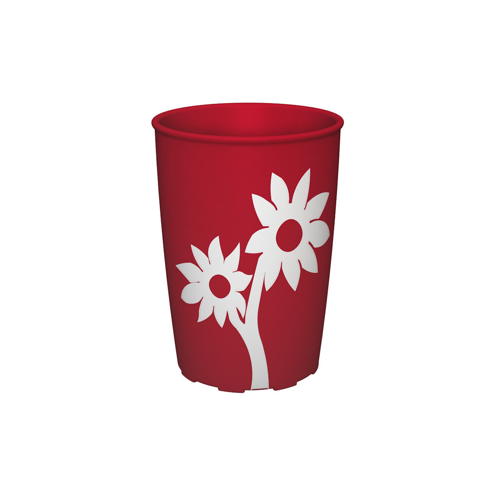 Non-Slip Cup with Flower 