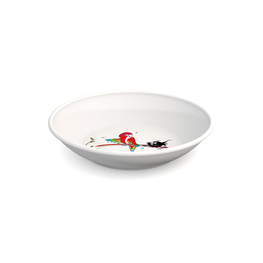 Soup plate with a children's design