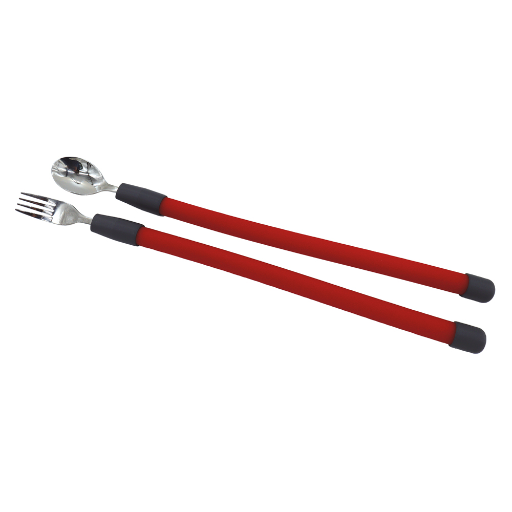 Stainless steel flexible cutlery set for children