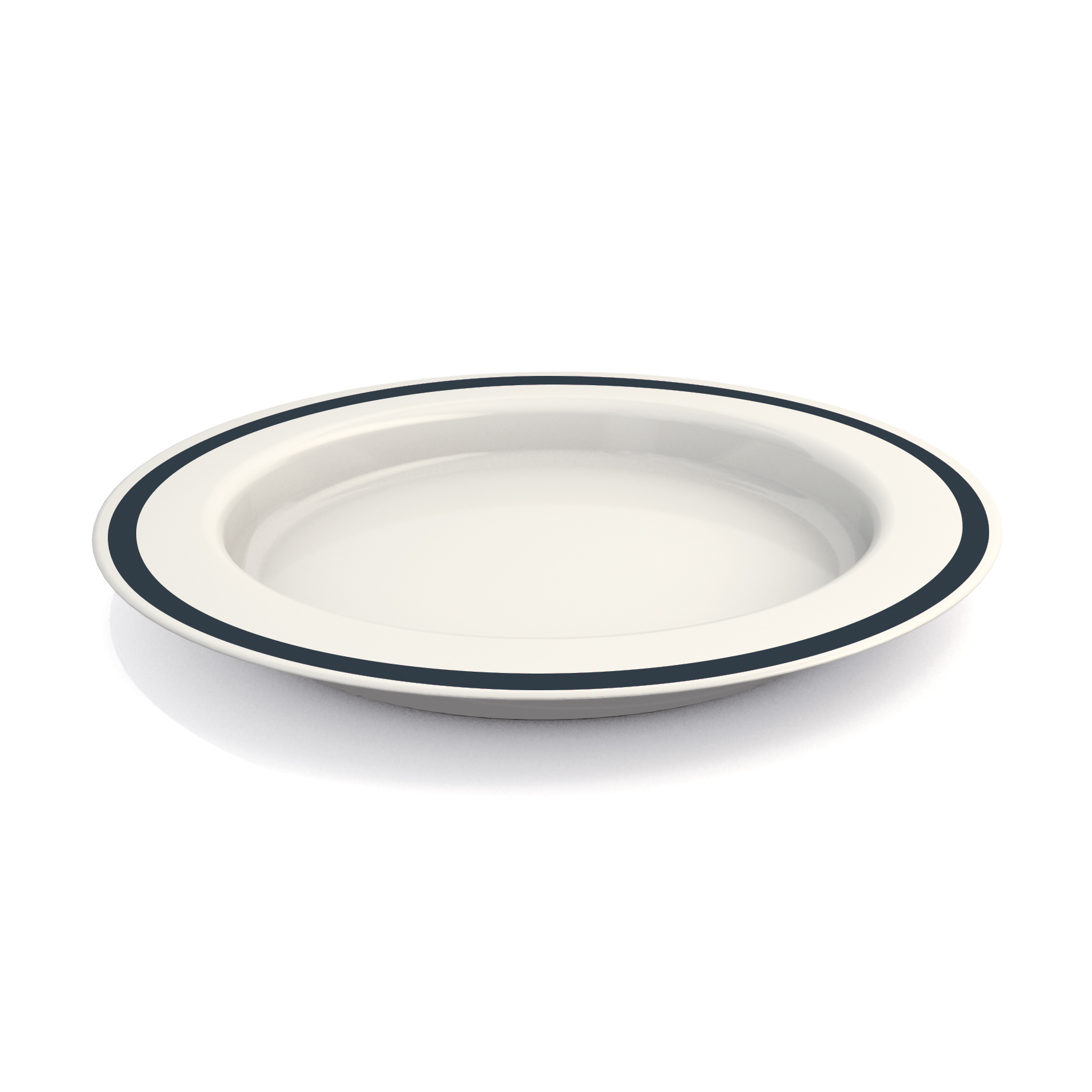 Large plate with sloped base