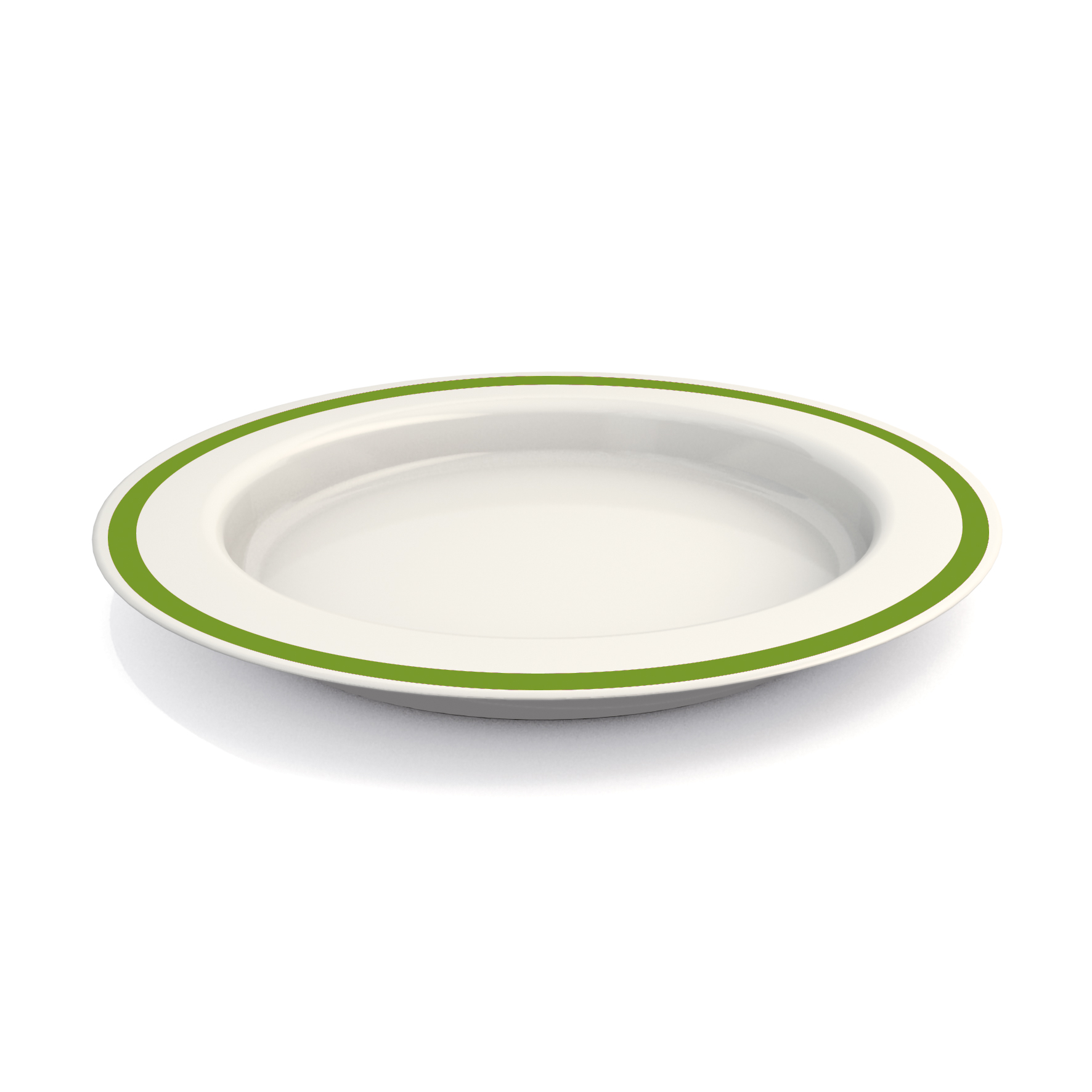 Large plate with sloped base