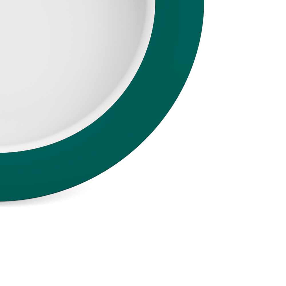 Small plate with sloped base