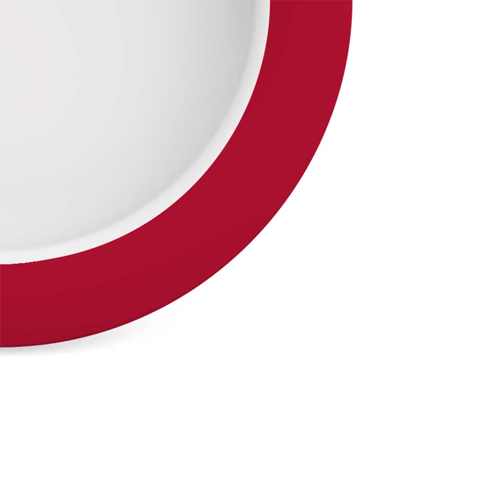 Small plate with sloped base 