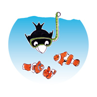 Dessert plate with a children's design