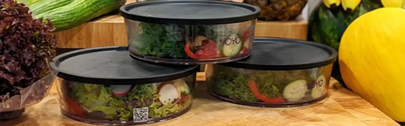 ORNAMIN Food to-go Mehrwegschalen im YoYo Mehrwegsystem