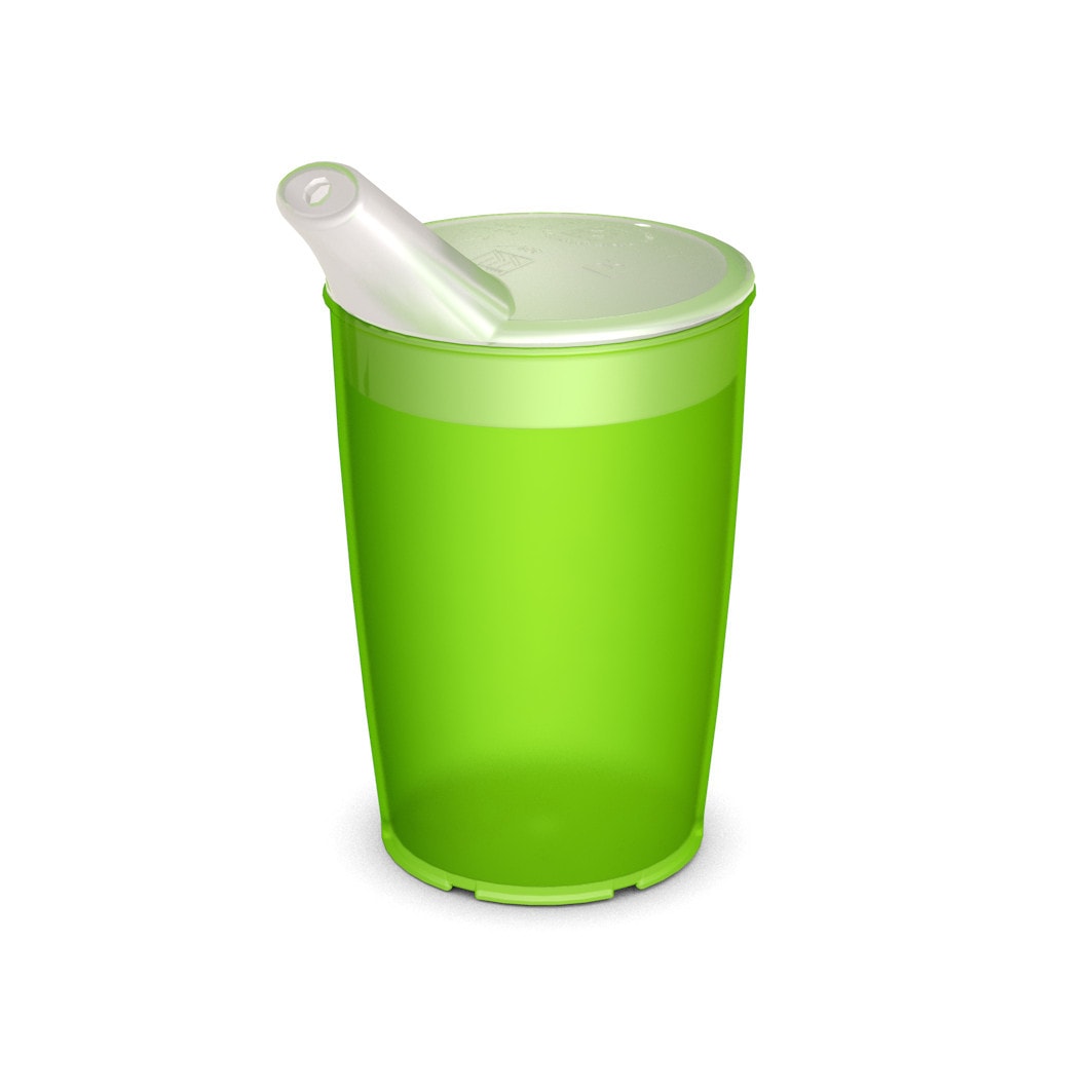 Cup scale with spouted lid, small opening