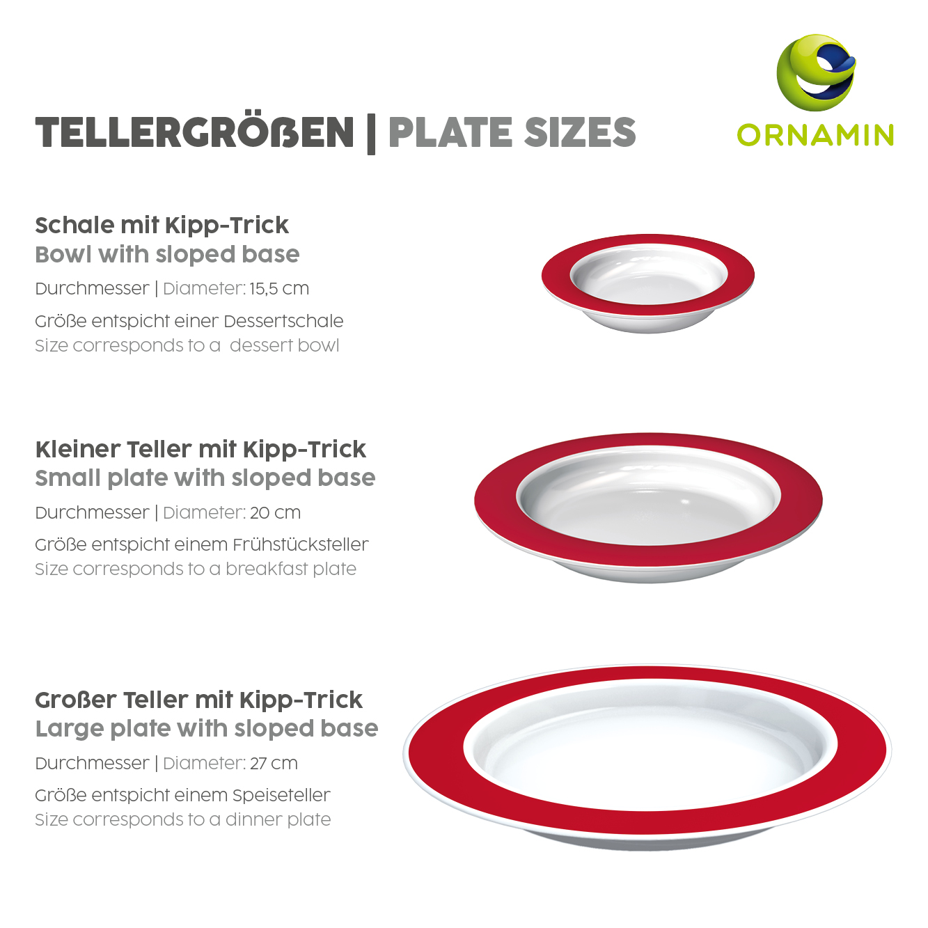 Small plate with sloped base  Small plate with sloped base