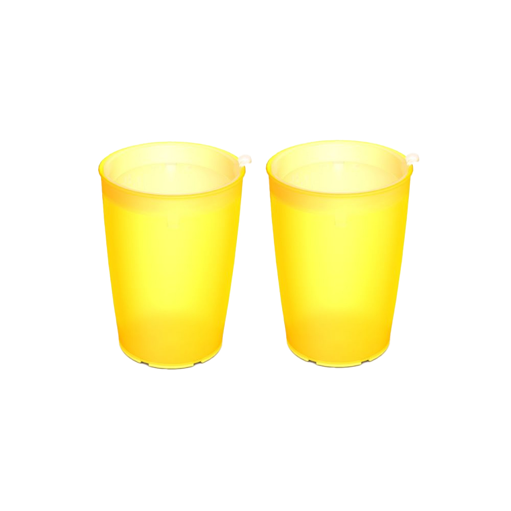 2er set cup scale with discreet drinking lid