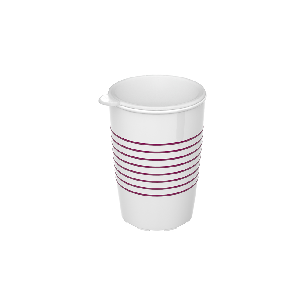 Non-slip cup with rings