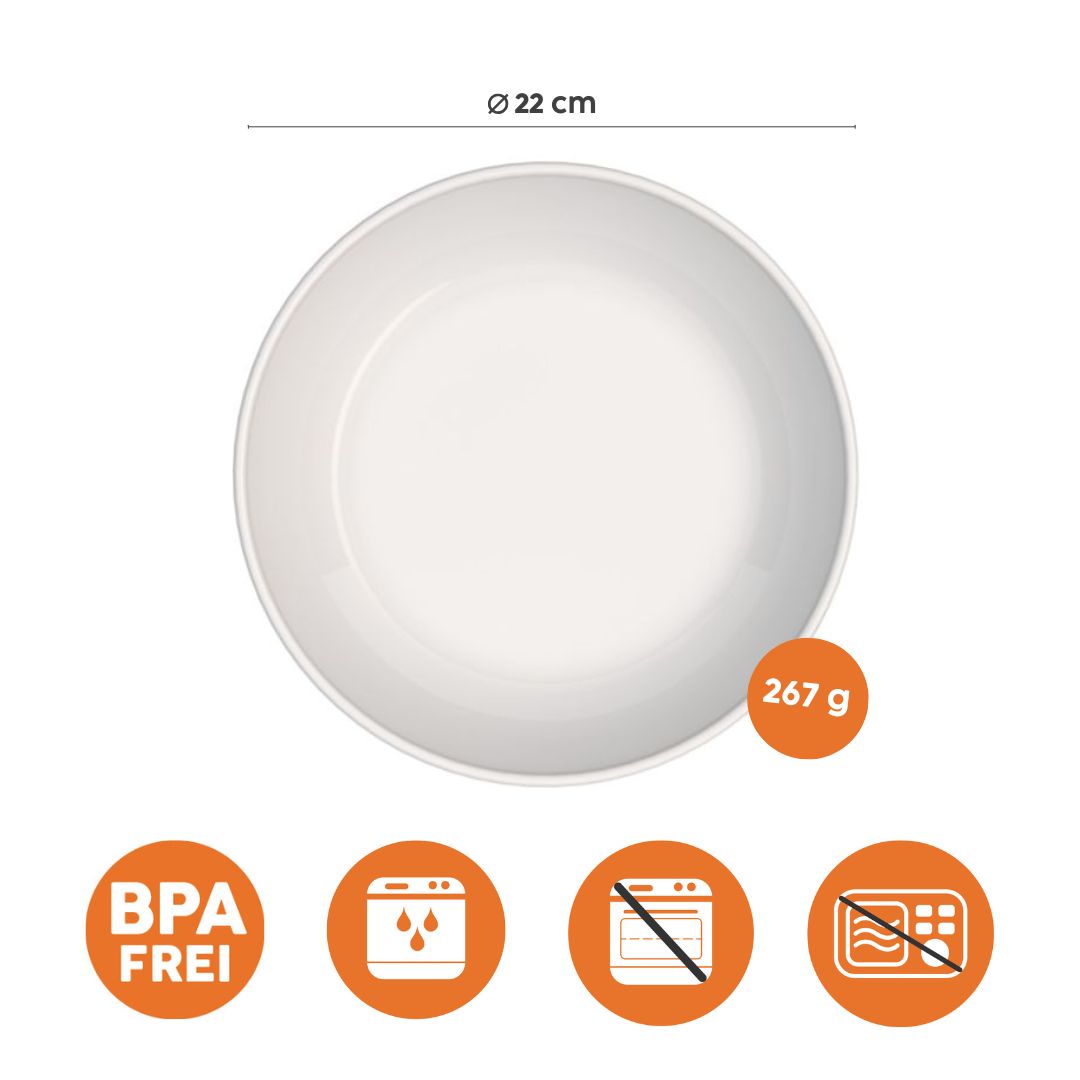 Pasta plate puristic