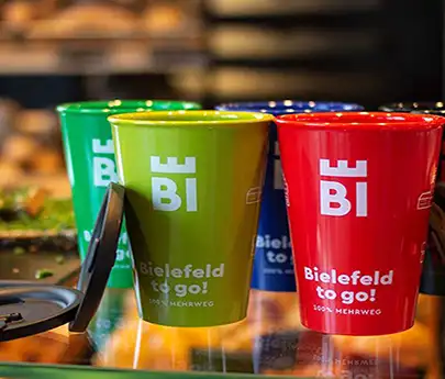 ORNAMIN Bielefeld To-go Mehwegbecher