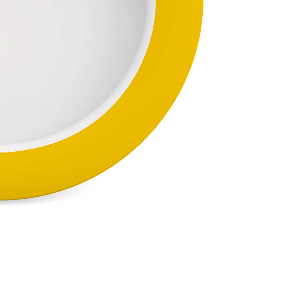 Small plate with sloped base 