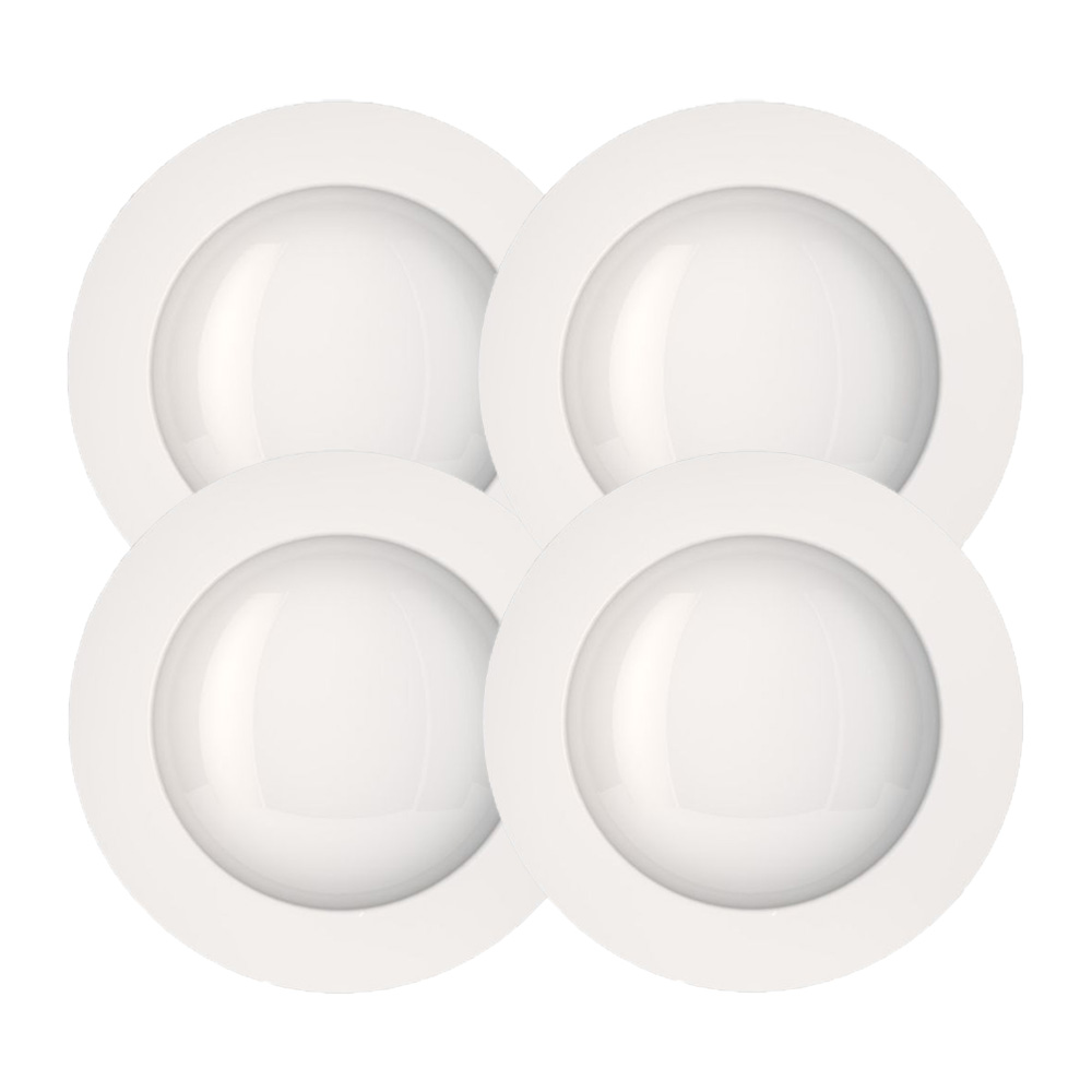 Set of 4 soup plates elegant