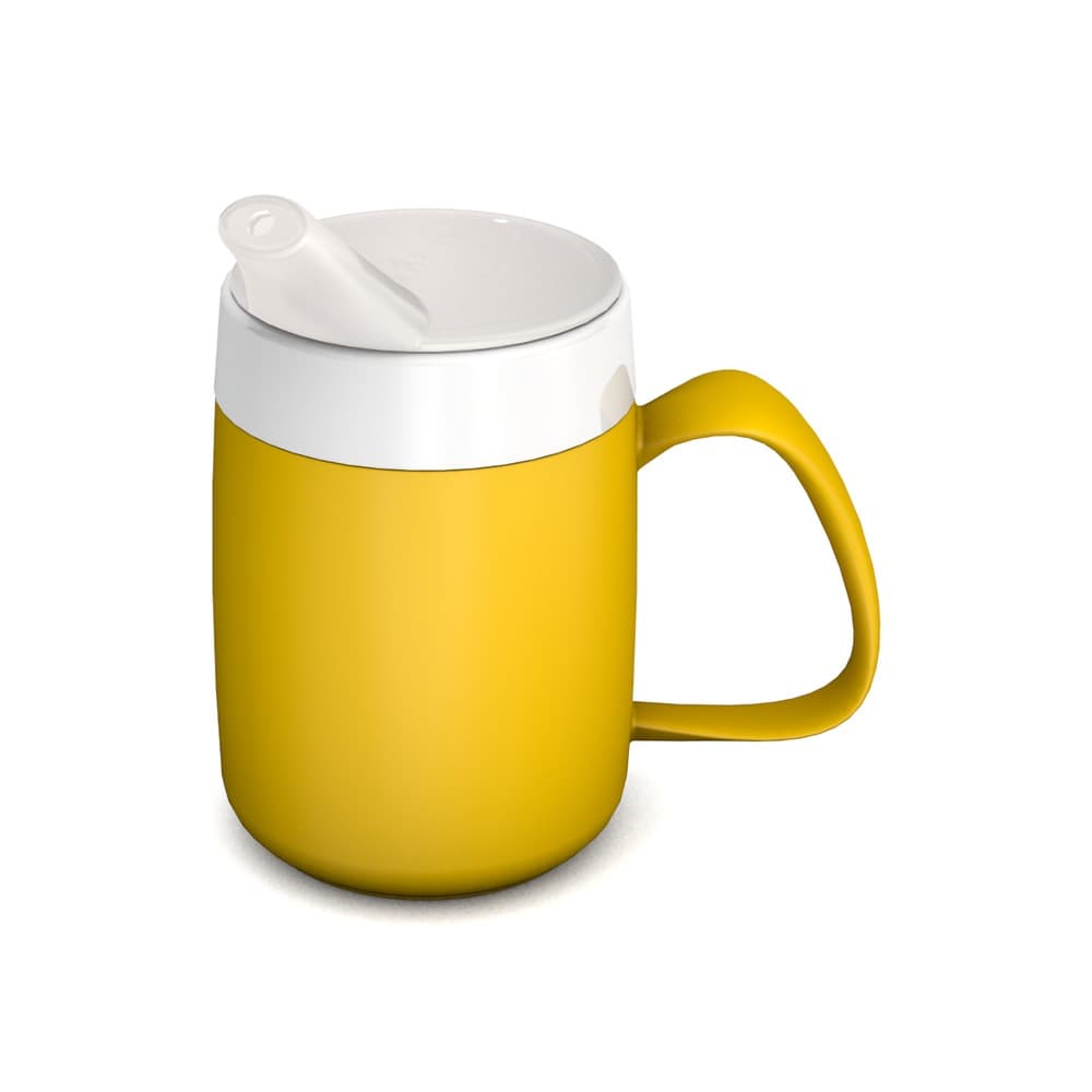 Thermo Mug 260 ml/9.2 oz with Spouted Lid (ø 5 mm) Version yellow