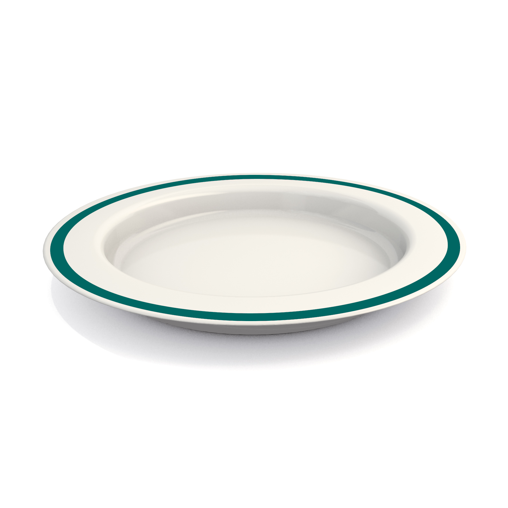 Large plate with sloped base Large plate with sloped base